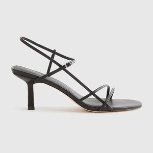 NWT QUINCE Italian Leather 70mm Strappy Heel. Box and dust bag included